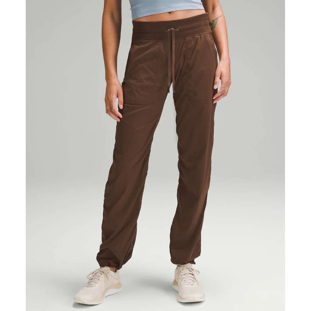 Lululemon Dance Studio Mid Rise Pant Full Length Java Brown W5ENOR Women 2